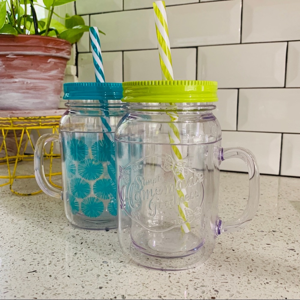 ♡ Chic And Cute To-Go Mason Jar Cups